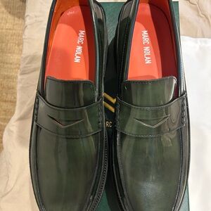 Green Loafers for Men